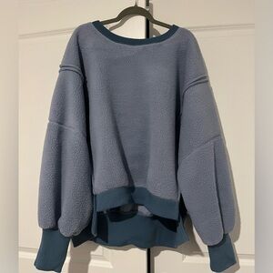 NWT Free People- We The Free Cozy Camden Sweatshirt- Falling Water